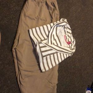Woman Within Other - Capri outfit ~ striped top Woman Within Other - Capri outfit ~ striped top
